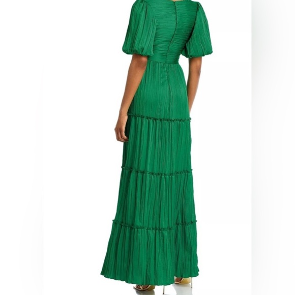 Aqua Formal vibrant green maxi dress - Picture 3 of 7